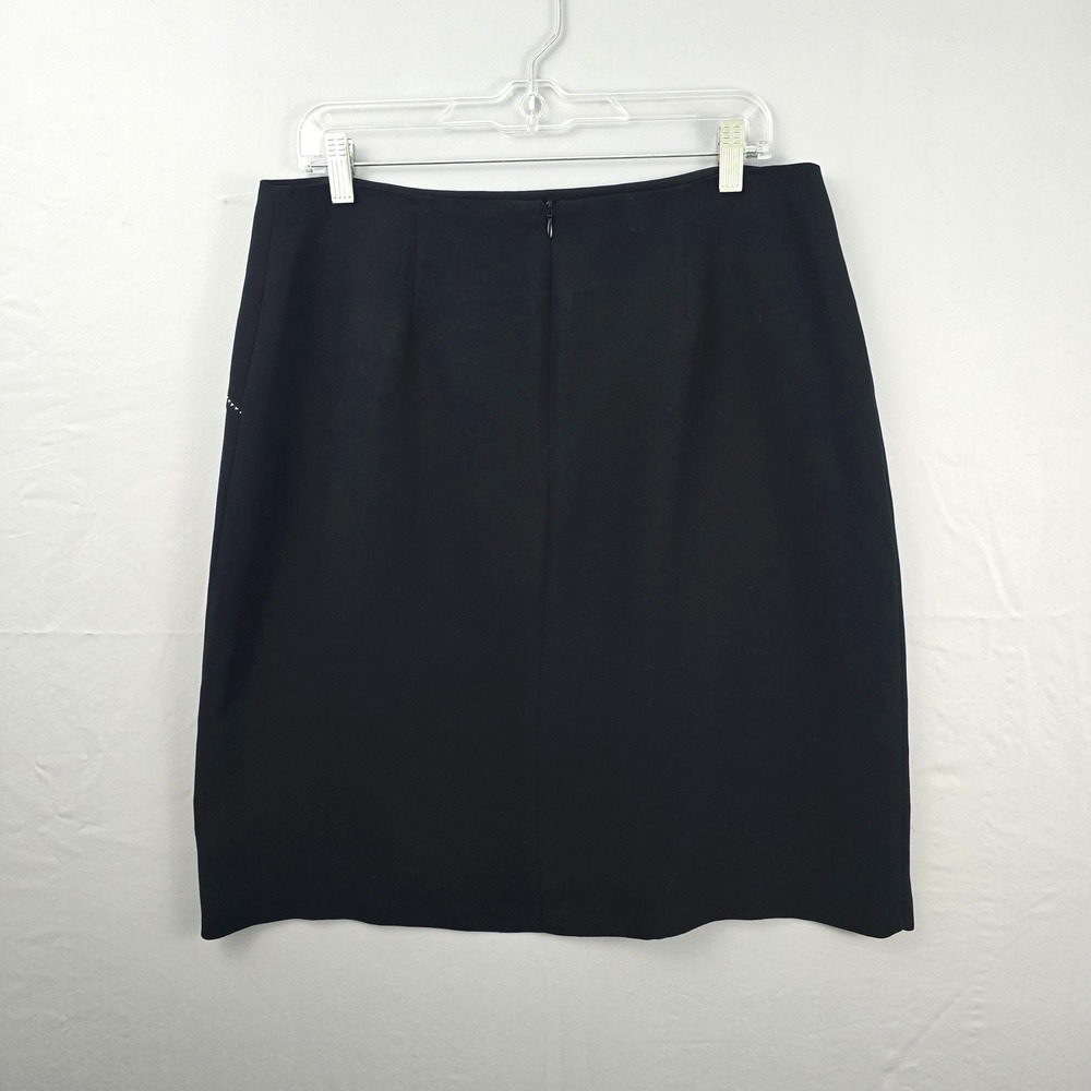 Chapter‎ One Zipper Closure Lined Pencil Skirt Black 12